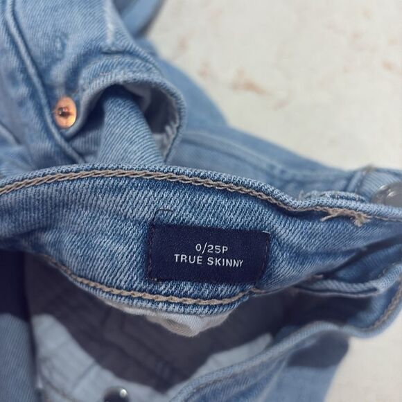 GAP True Skinny jeans SZ 0/25 petite - Picture 9 of 10